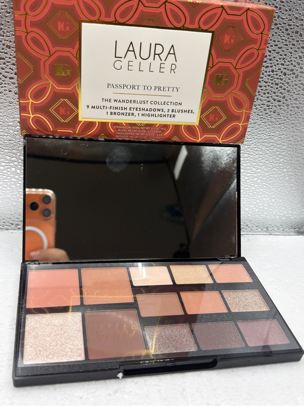 Laura Geller Warm Pink & Peach Eyeshadow and Face Palette